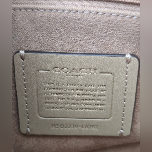 COACH Lucy Pebbled Leather Crossbody - Picture 9 of 11